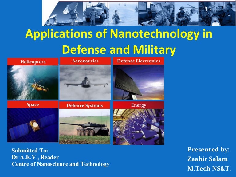 Nanotechnology in Defence applications