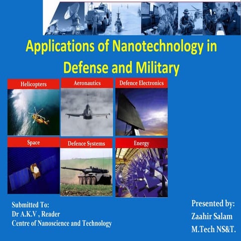 Nanotechnology in Defence applications