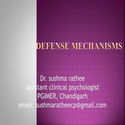 Defence mechanism