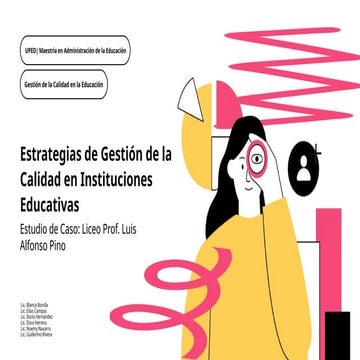 Estrategias para la Gestión de la Calidad Educativa en Instituciones | PPTX