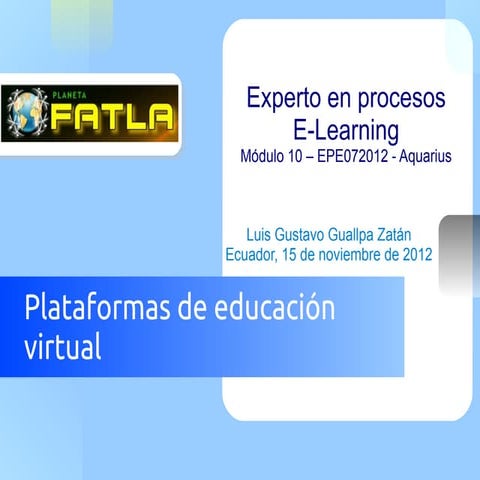 Plataforma Virtual Upnfm | PPT
