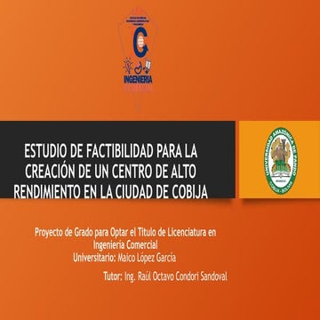 defensa maico 2025 estudio de factibilidad