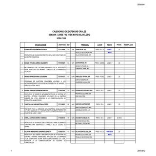 Defensas orales mayo 2012