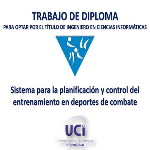 Sistema para la planificación y control del  entrenamiento en deportes de combate.