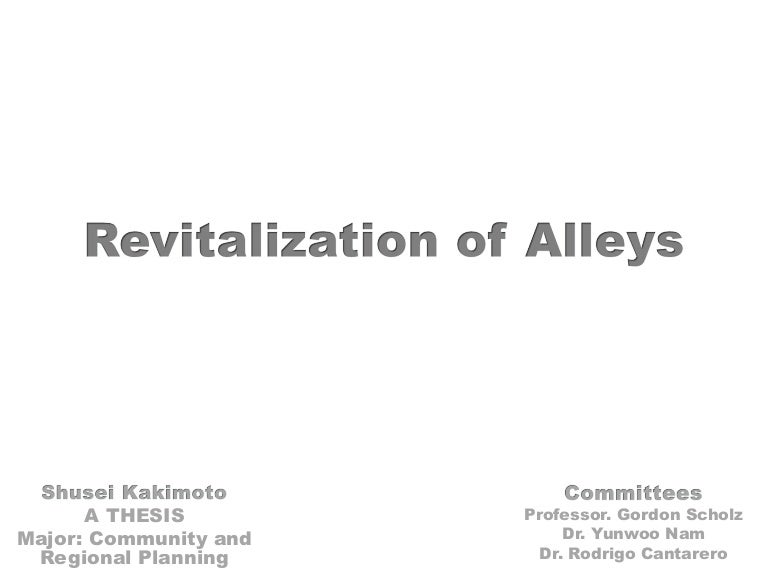 Dissertation final presentation