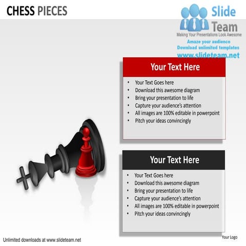 Defense chess pieces power point slides and ppt diagram templates 