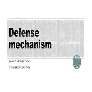 Defense mechanism by solz