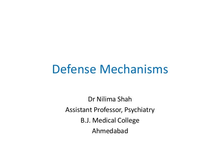 Defense mechanisms