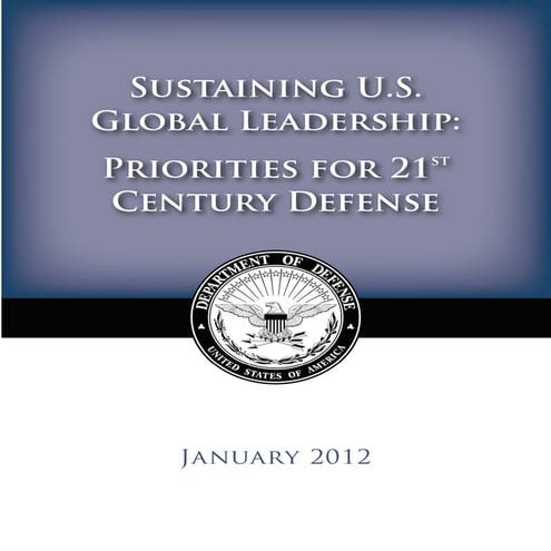 Defense strategic guidance