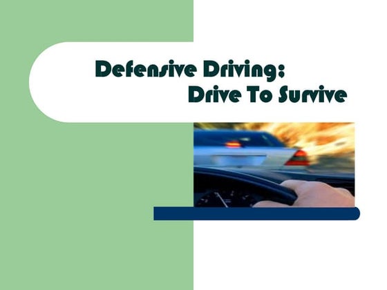 Defensive Driving | PPTX