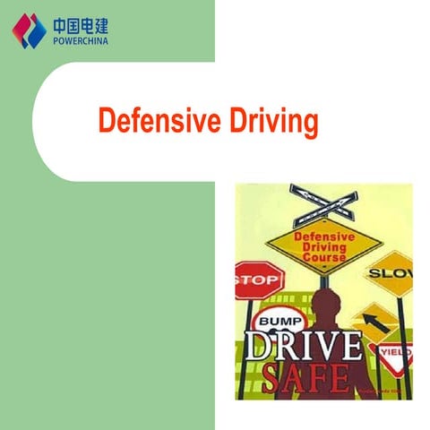Defensive Driving Presentation for Heavy Drivers