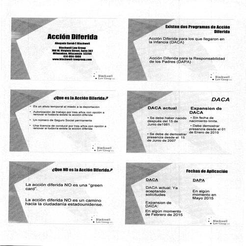 Deferred Action Presentation (Spanish) | PDF