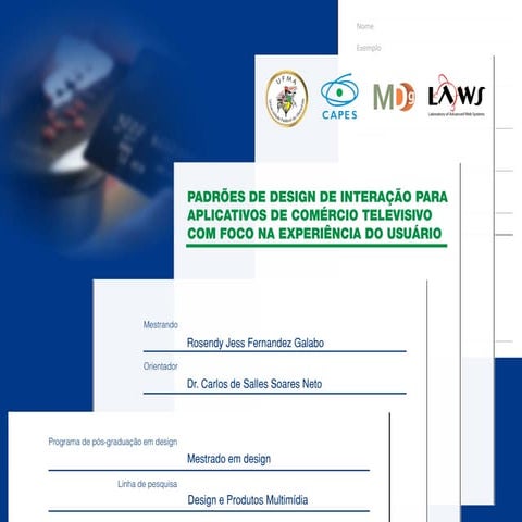 Padrões de design de interação para aplicativos de comércio televisivo com foco na experiência do usuário