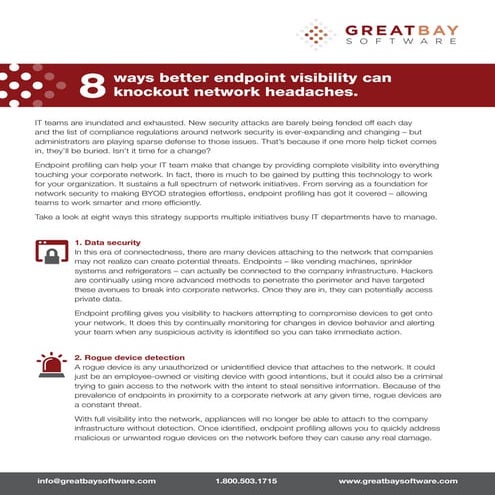 GBS - 8 ways to knockout network headaches