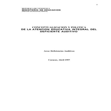 Deficiencias auditivas