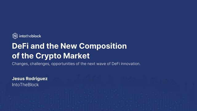 DeFi and the New Composition of the Crypto Market 