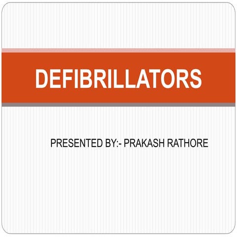 Defibrillator prakash