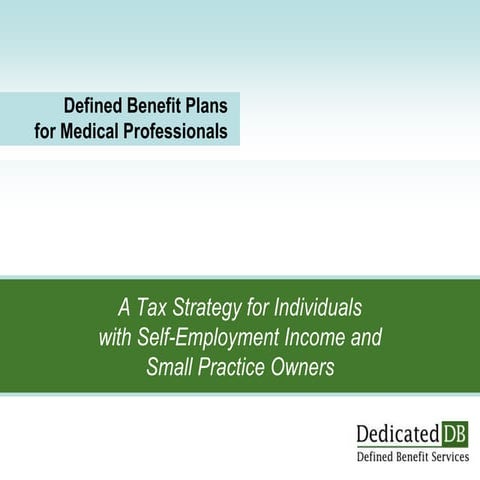 Defined Benefit Plan For Physicians