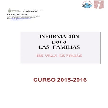 Información Familias 2015-2016