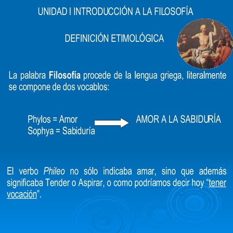 DefinicióN EtimolóGica de Filosofía