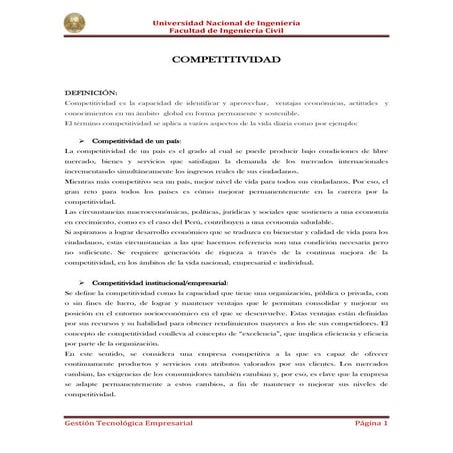 COMPETITIVIDAD