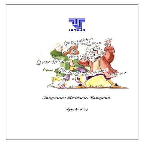 Definici+¦n de antiderivada radhames canigiani