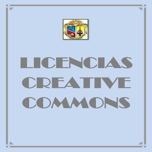 Definición de licencias creative commons