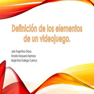 Definición de los elementos de un v...