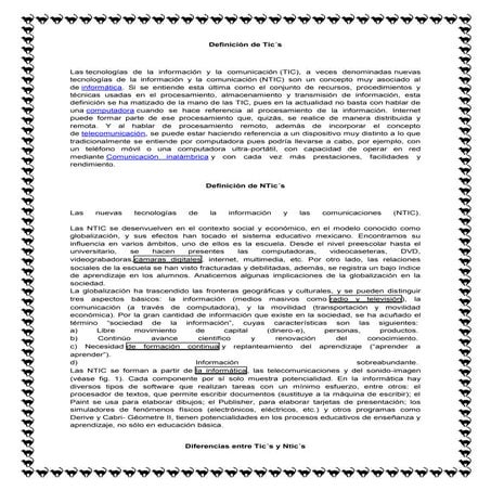 Uso Responsable de las tic | PDF