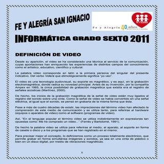Definición de video