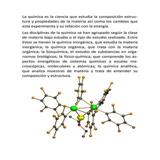 Definicion de quimica