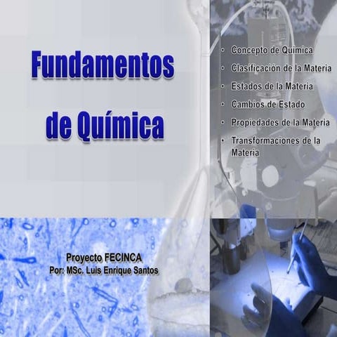 Fundamentos de Química