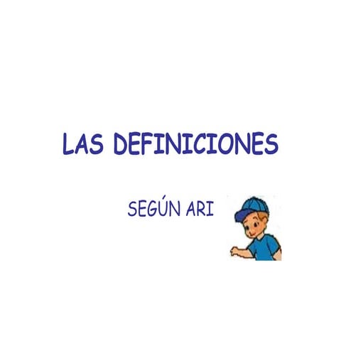 Definiciones