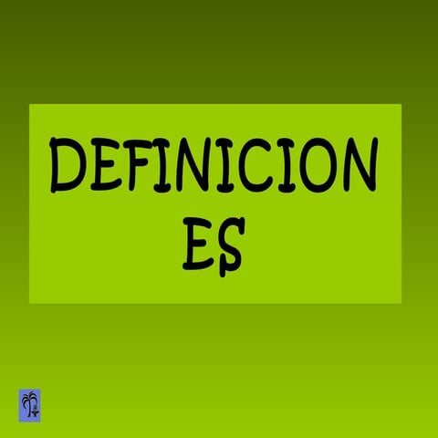 Definiciones 3
