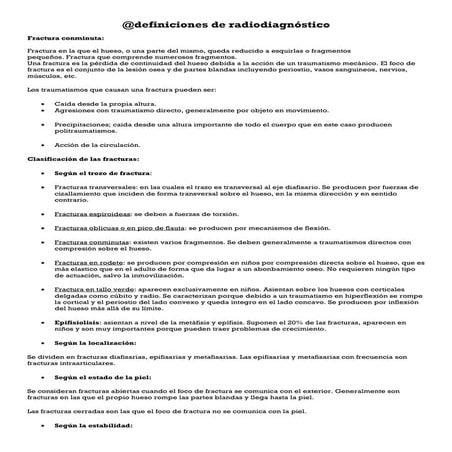Clasificacion de fernandez para fracturas distales de radio | PPT