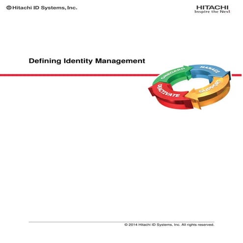 Defining Enterprise Identity Management