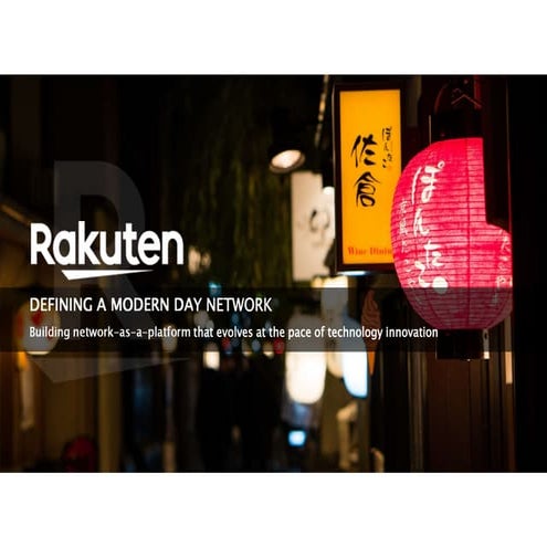 Defining a modern day network