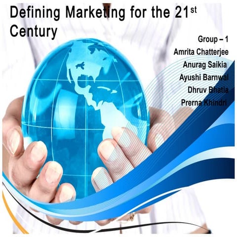 Defining Marketing for the 21st Century - Philip Kotler First Chapter