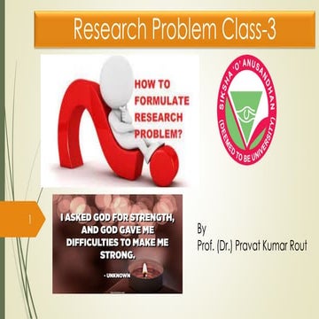 defining the research problem pdf