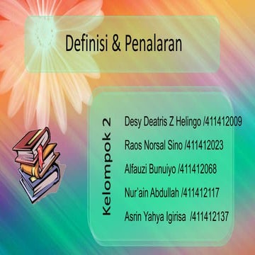 Definisi & penalaran