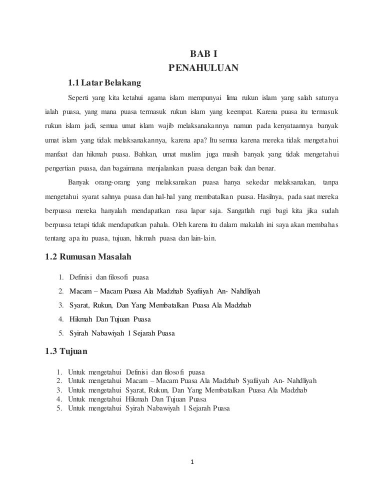 Definis Puasa