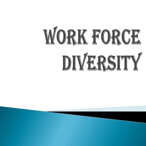 workforce diversity