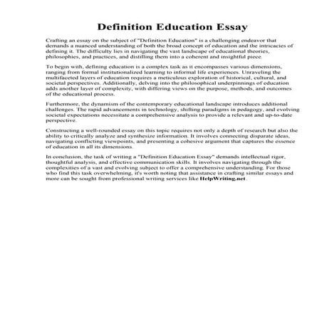 Definition Education Essay.pdf