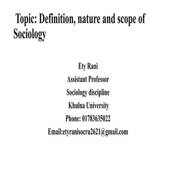 Definition, nature and scope of Sociology.pptx