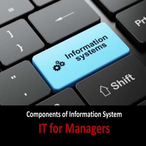 Definition of information system - Dr. Manu Melwin Joy - School of Management...