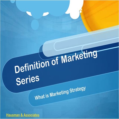 Definition of marketing   strategy