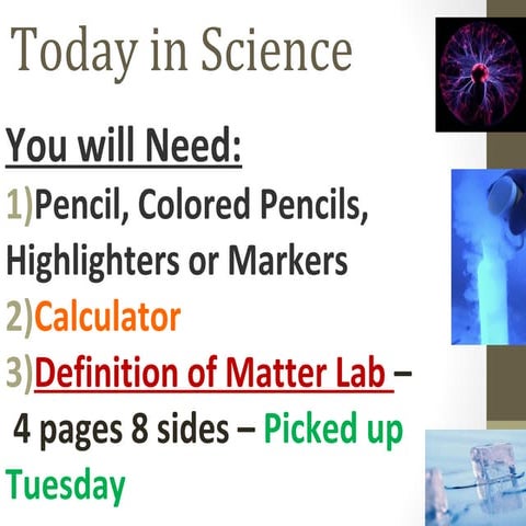 Definition of Matter Lab | PPT
