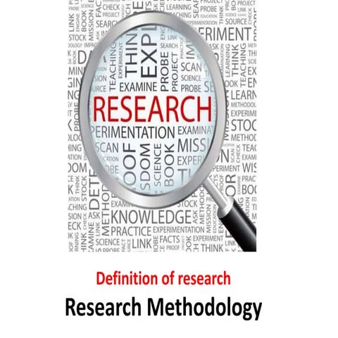 Definition of research - Research Methodology - Manu Melwin joy