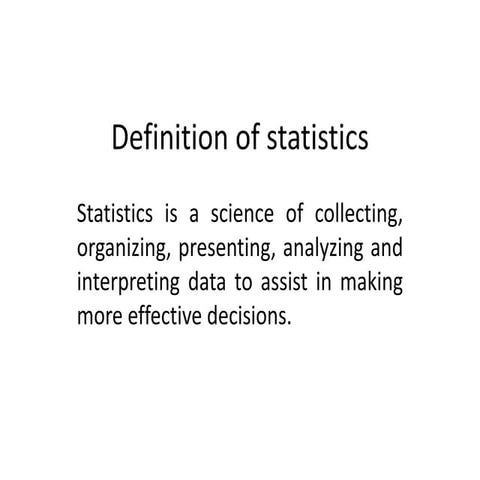 Definitionof statistics.pdf Statistics knowledge