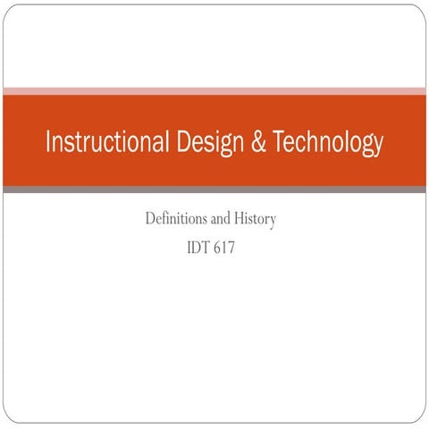 Definitions and history